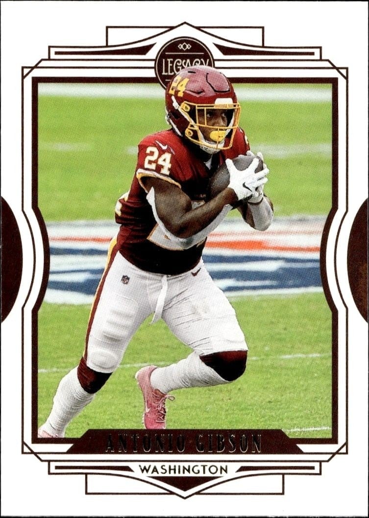 Antonio Gibson 2021 Panini #11 Football Trading Card - Front 2021 Panini Antonio Gibson #11 football trading card front