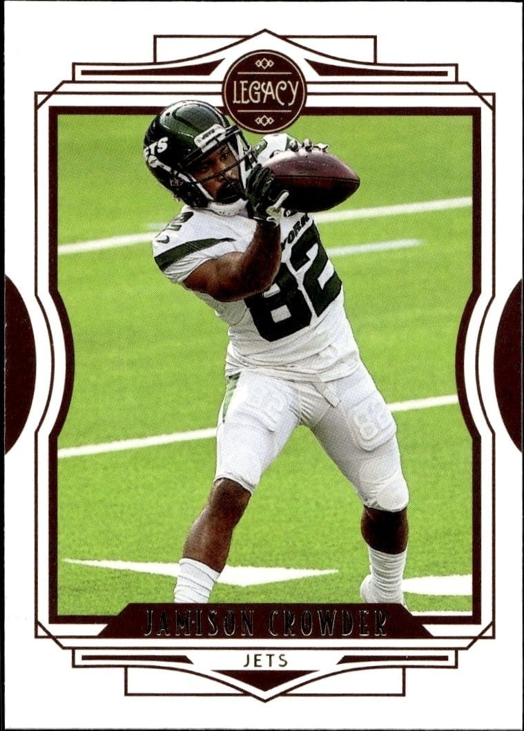 Jamison Crowder 2021 Panini #55 Football Trading Card - Front 2021 Panini Jamison Crowder #55 football trading card front