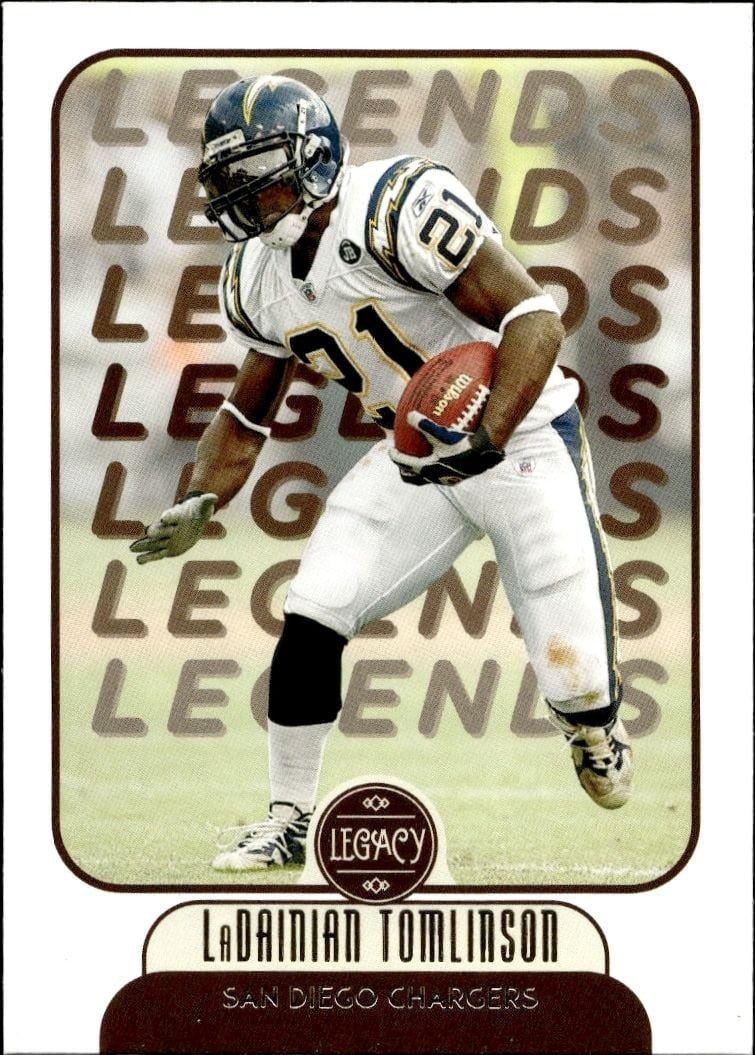 LaDainian Tomlinson 2021 Panini #132 Football Trading Card - Front 2021 Panini LaDainian Tomlinson #132 football trading card front