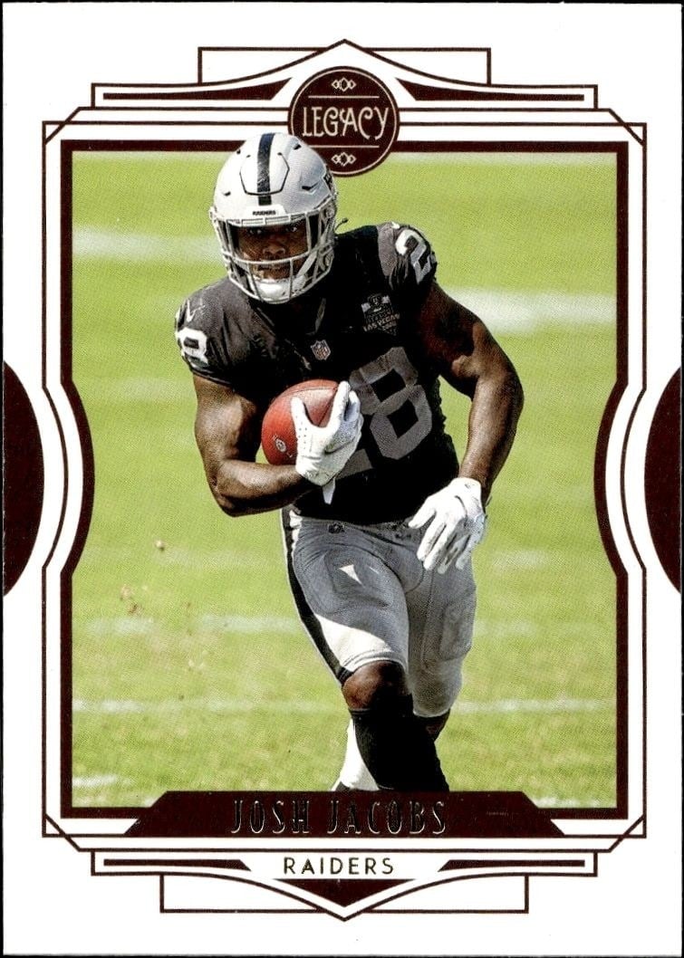 Josh Jacobs 2021 Panini #40 Football Trading Card - Front 2021 Panini Josh Jacobs #40 football trading card front