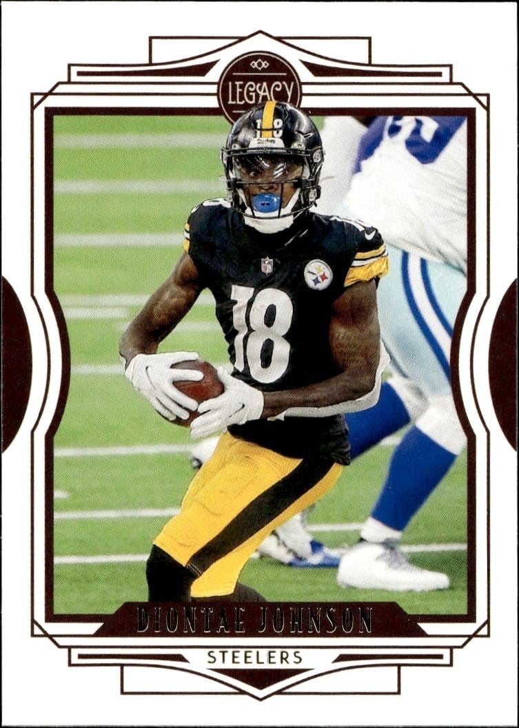 Diontae Johnson 2021 Panini #24 Football Trading Card - Front 2021 Panini Diontae Johnson #24 football trading card front