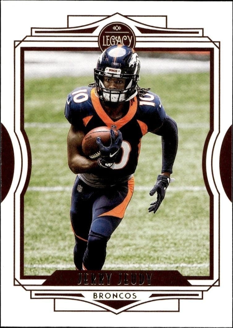 Jerry Jeudy 2021 Panini #88 Football Trading Card - Front 2021 Panini Jerry Jeudy #88 football trading card front