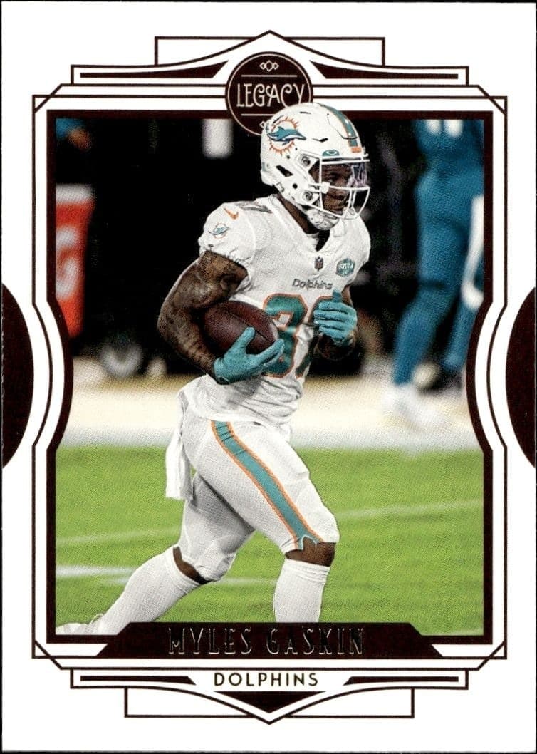 2021 Panini Myles Gaskin #50 trading card