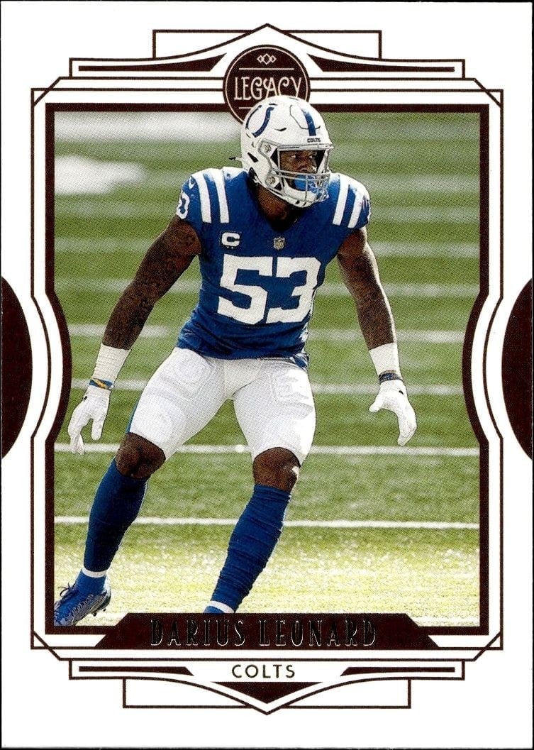 Darius Leonard 2021 Panini #74 Football Trading Card - Front 2021 Panini Darius Leonard #74 football trading card front