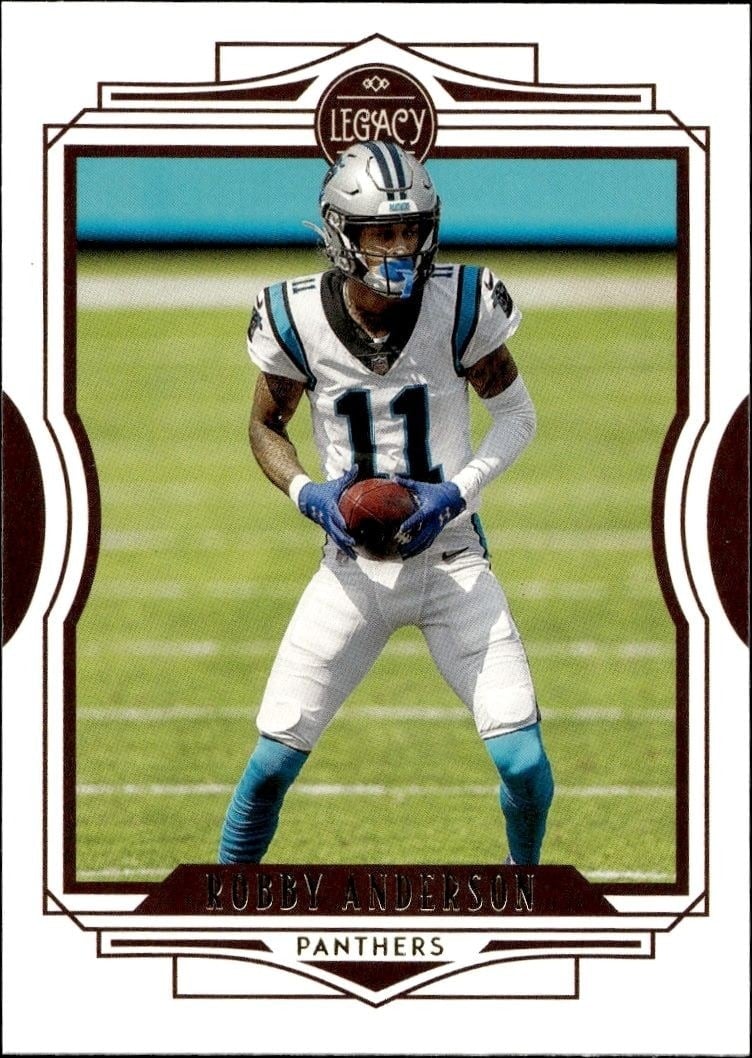 Robby Anderson 2021 Panini #31 Football Trading Card - Front 2021 Panini Robby Anderson #31 football trading card front