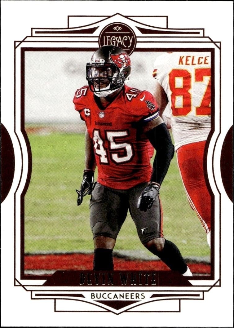 Devin White 2021 Panini #38 Football Trading Card - Front 2021 Panini Devin White #38 football trading card front