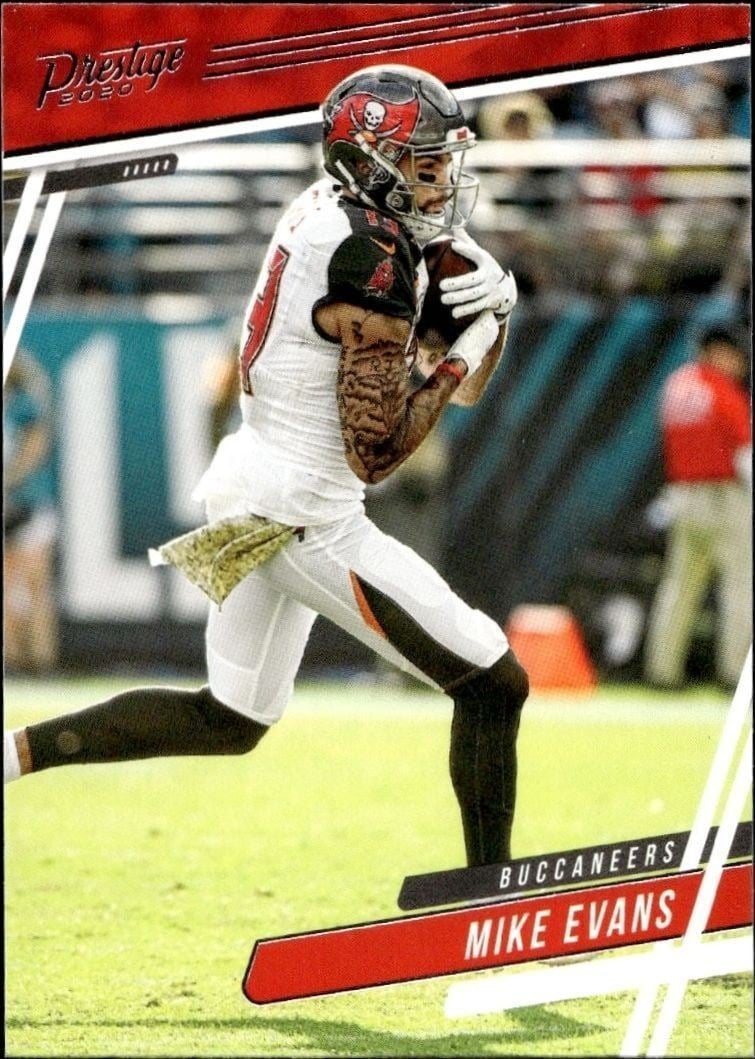 Mike Evans 2020 Panini #43 Football Trading Card - Front 2020 Panini Mike Evans #43 football trading card front