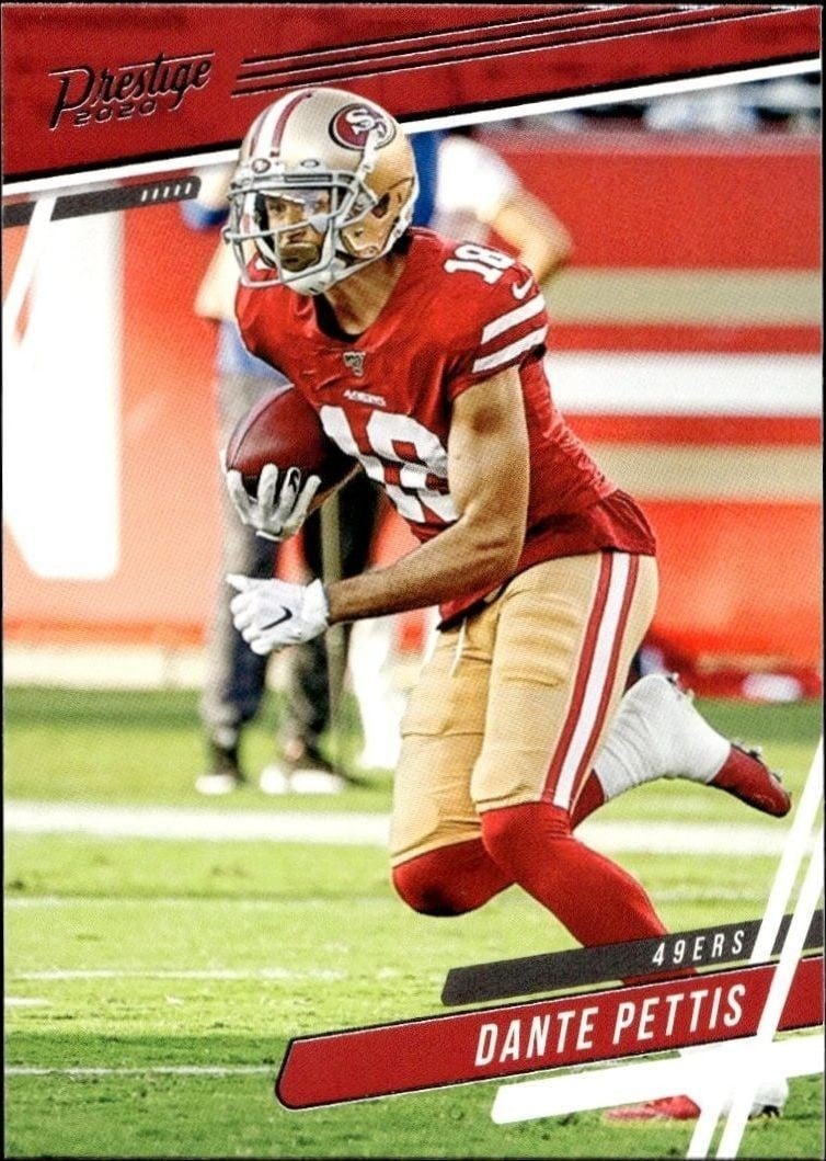 Dante Pettis 2020 Panini #2 Football Trading Card - Front 2020 Panini Dante Pettis #2 football trading card front