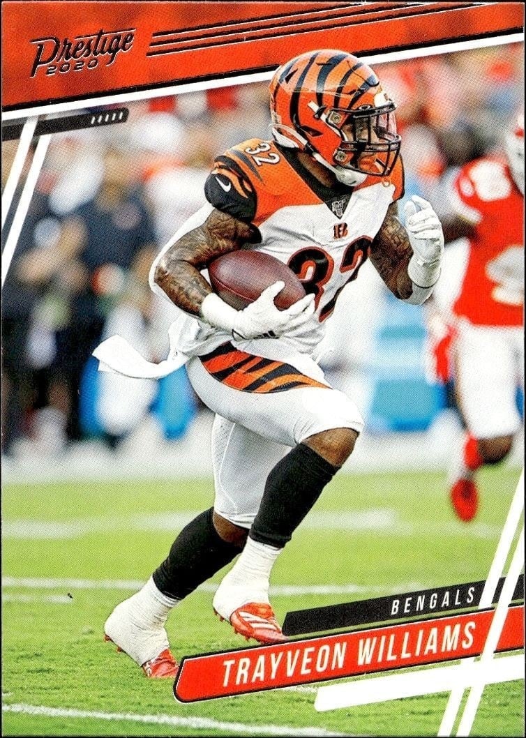 Trayveon Williams 2020 Panini #17 Football Trading Card - Front 2020 Panini Trayveon Williams #17 football trading card front