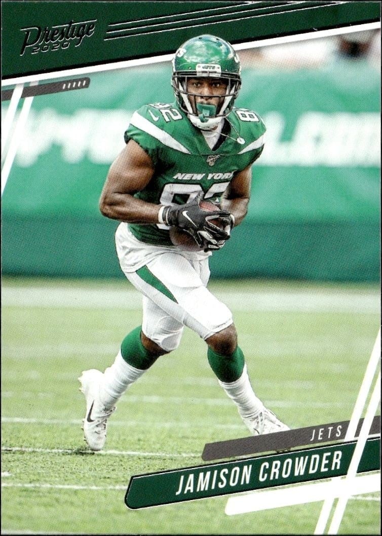 Jamison Crowder 2020 Panini #113 Football Trading Card - Front 2020 Panini Jamison Crowder #113 football trading card front