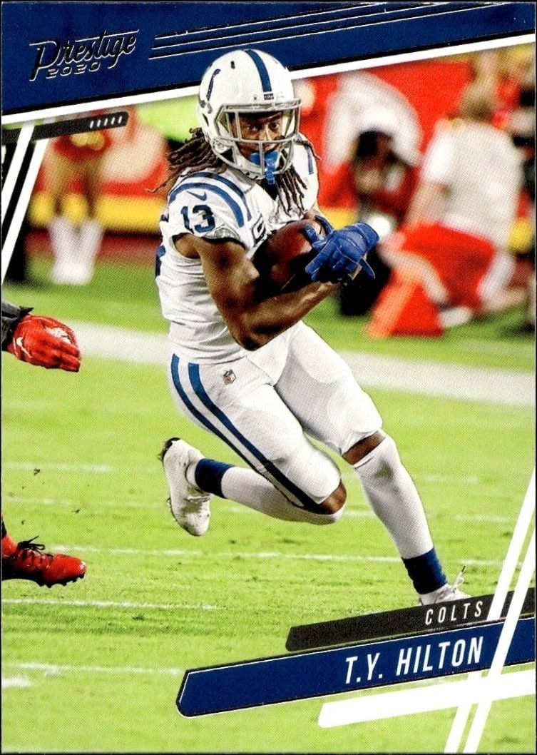 T.Y. Hilton 2020 Panini #68 Football Trading Card - Front 2020 Panini T.Y. Hilton #68 football trading card front