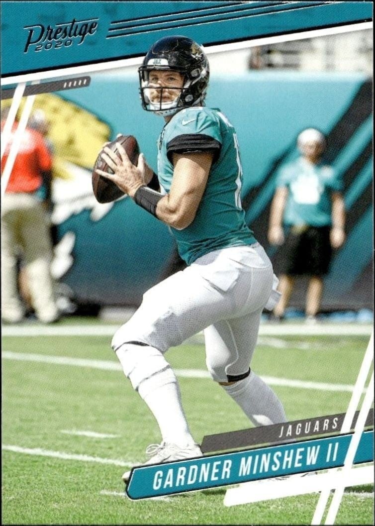 Gardner Minshew II 2020 Panini #104 Football Trading Card - Front 2020 Panini Gardner Minshew II #104 football trading card front