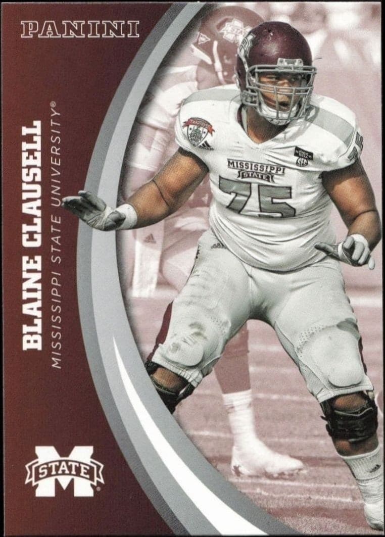 2016 Panini Mississippi State Blaine Clausell #41 trading card