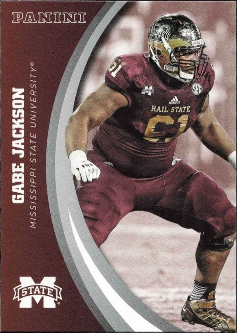 2016 Panini Mississippi State Gabe Jackson #45 trading card