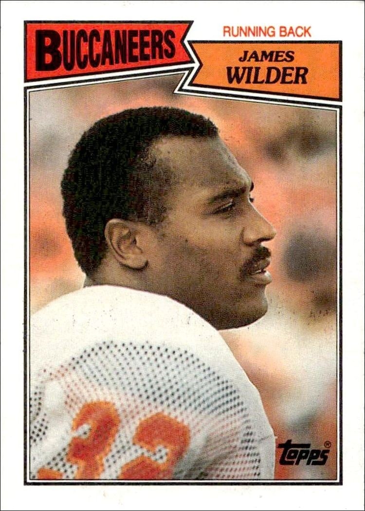 1987 Topps James Wilder #385 trading card