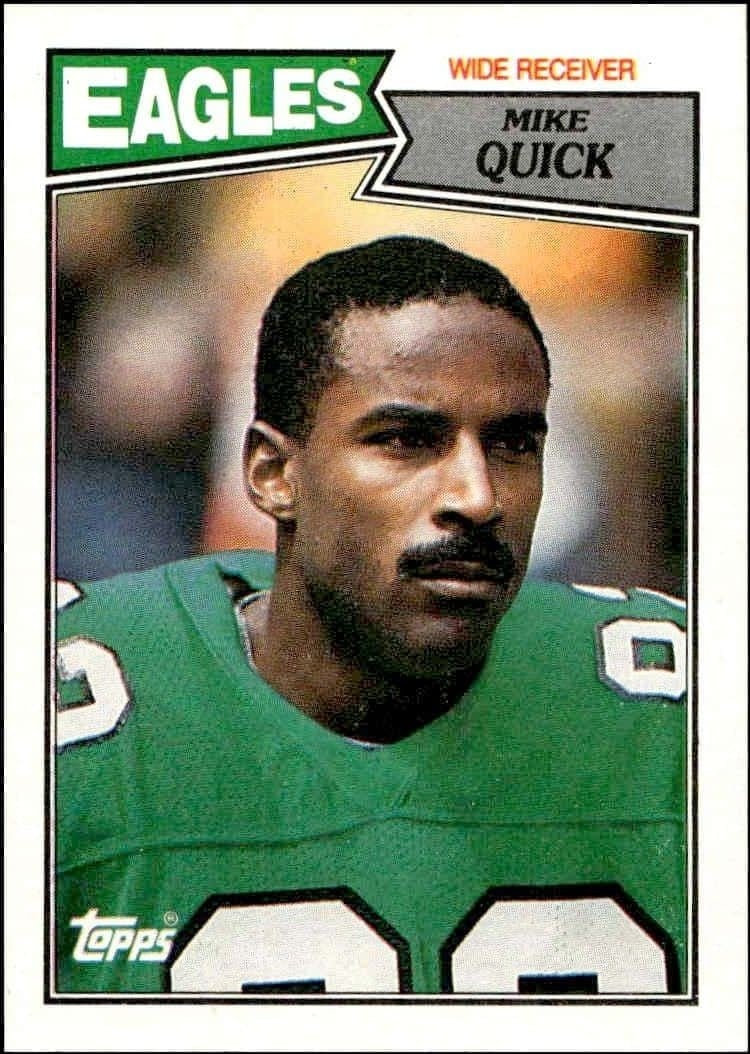 1987 Topps Mike Quick #298 trading card
