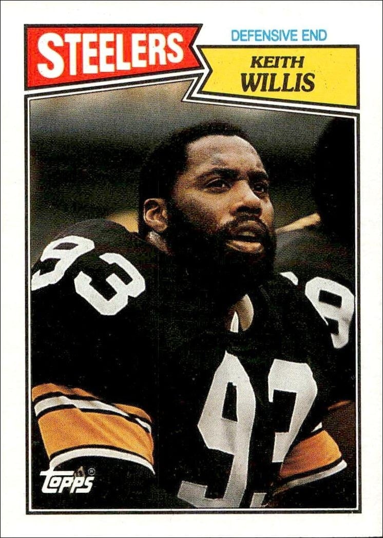 Keith Willis 1987 Topps #290 Football Trading Card - Front 1987 Topps Keith Willis #290 football trading card front