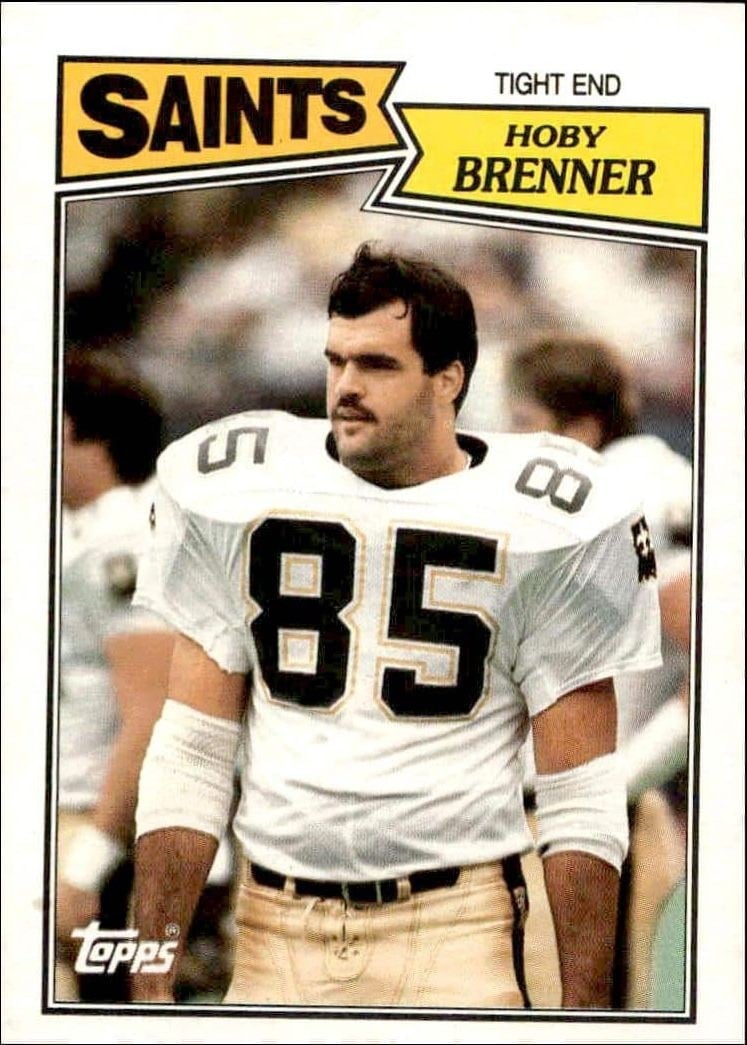 Hoby Brenner 1987 Topps #275 Football Trading Card - Front 1987 Topps Hoby Brenner #275 football trading card front