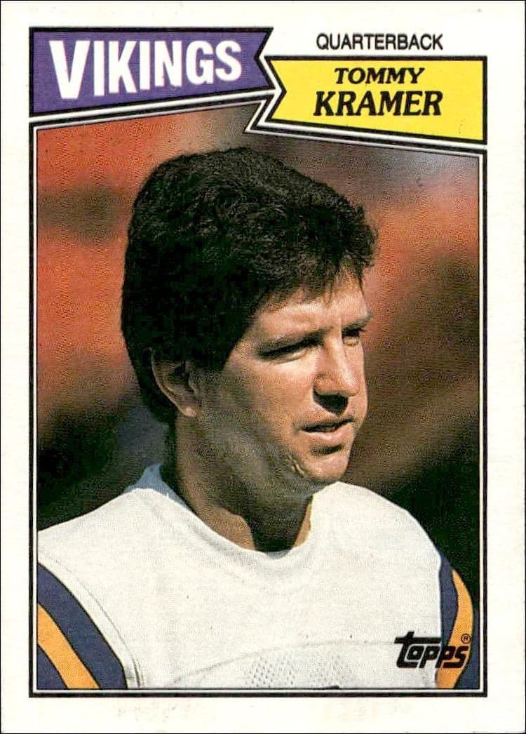 1987 Topps Tommy Kramer #199 trading card