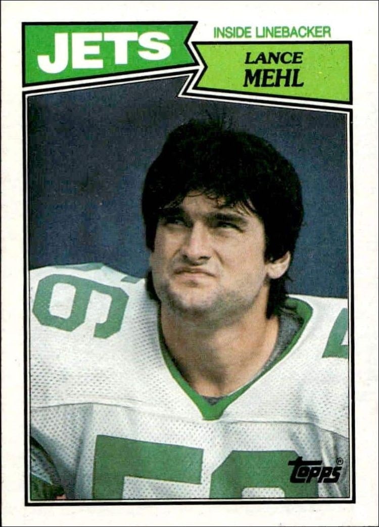 Lance Mehl 1987 Topps #139 Football Trading Card - Front 1987 Topps Lance Mehl #139 football trading card front