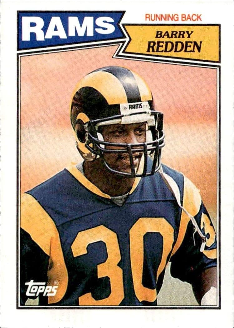 1987 Topps Barry Redden #147 trading card