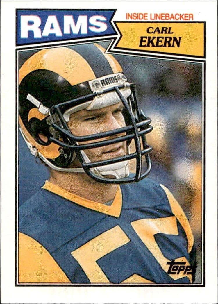 1987 Topps Carl Ekern #155 trading card