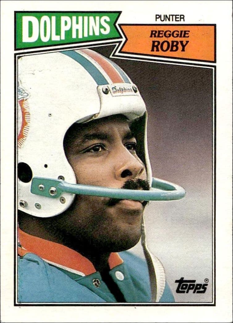 1987 Topps Reggie Roby #240 trading card