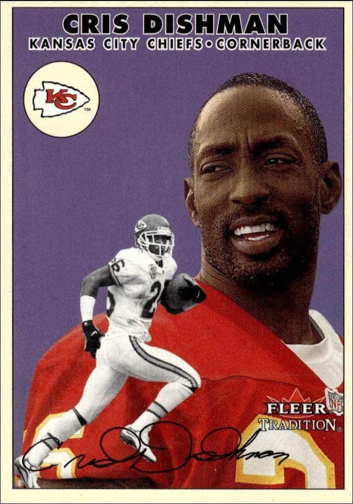 2000 Fleer Tradition Glossy Cris Dishman #217 trading card