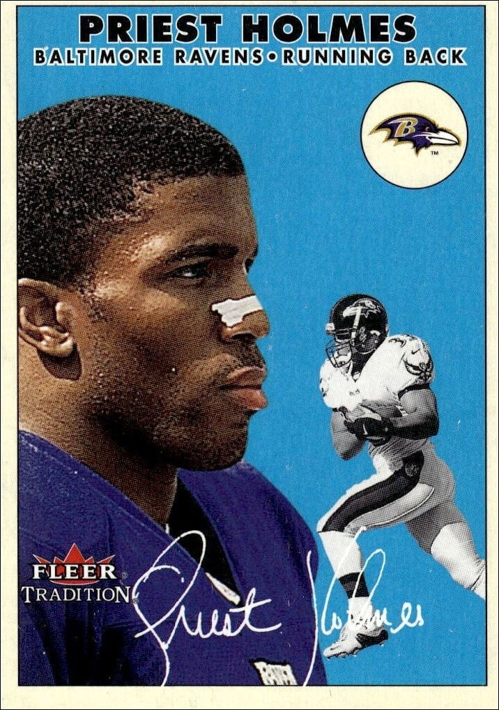2000 Fleer Tradition Glossy Priest Holmes #64 trading card