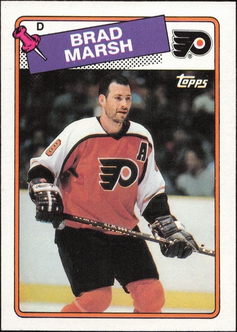 1988-89 Topps Brad Marsh #64 trading card