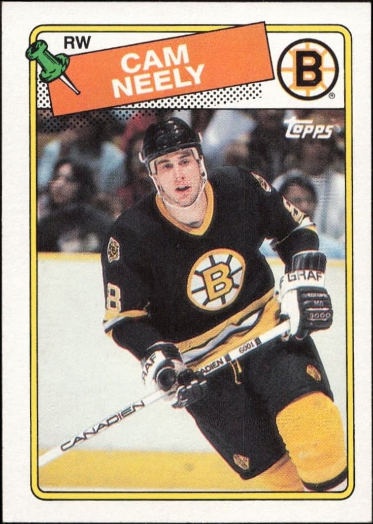 1988-89 Topps Cam Neely #58 trading card