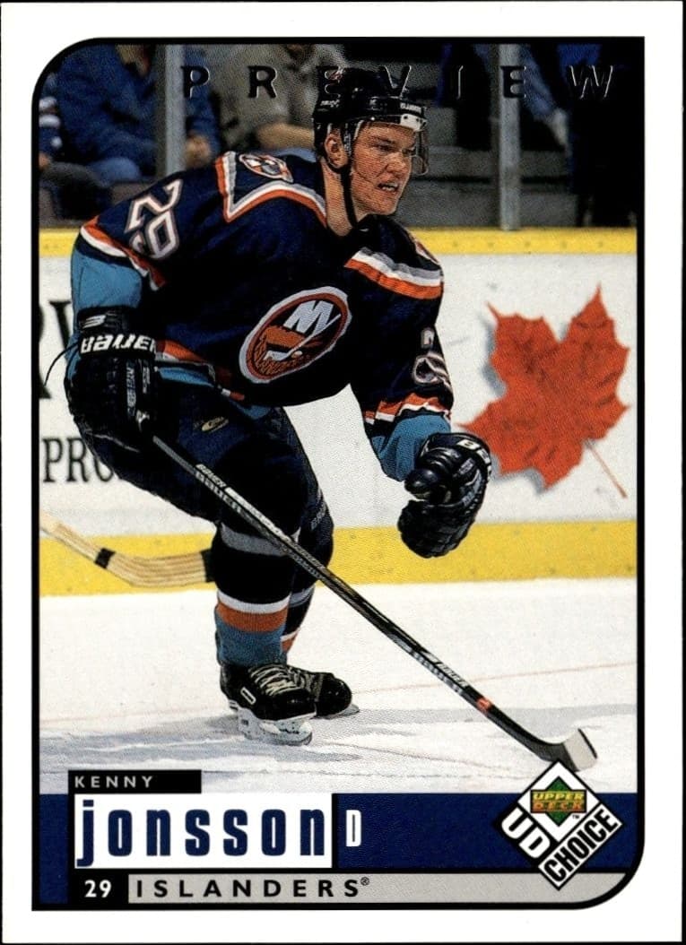 1998-99 Upper-Deck Choice Preview Kenny Jonsson #125 trading card