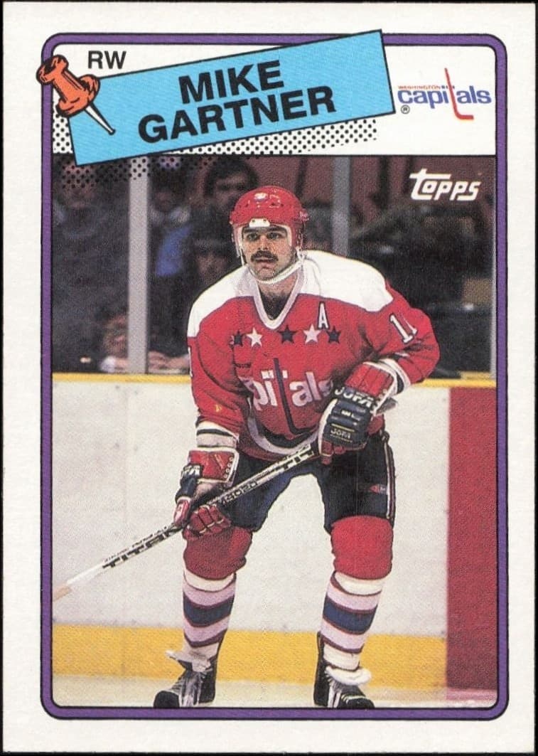 1988-89 Topps Mike Gartner #50 trading card