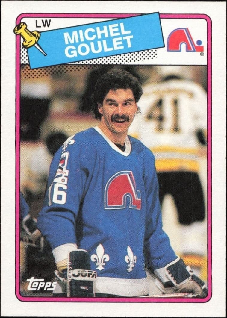 1988-89 Topps Michel Goulet #54 trading card