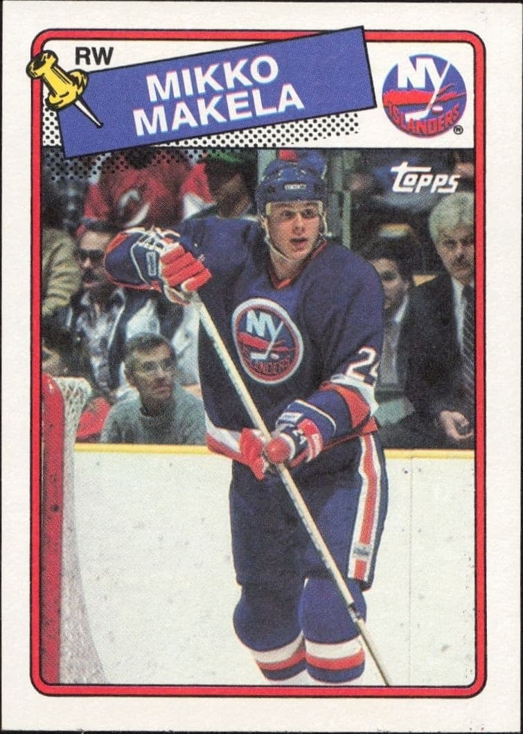 1988-89 Topps Mikko Makela #44 trading card