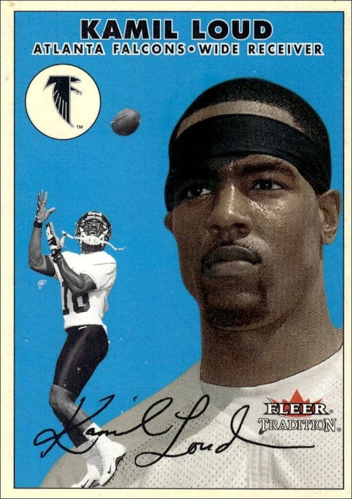 Kamil Loud 2000 Fleer Tradition Glossy #262 Football Trading Card - Front 2000 Fleer Tradition Glossy Kamil Loud #262 football trading card front