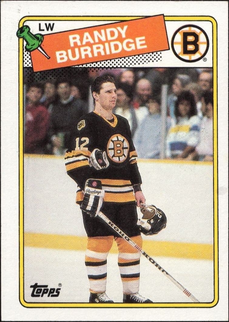 1988-89 Topps Randy Burridge #33 trading card