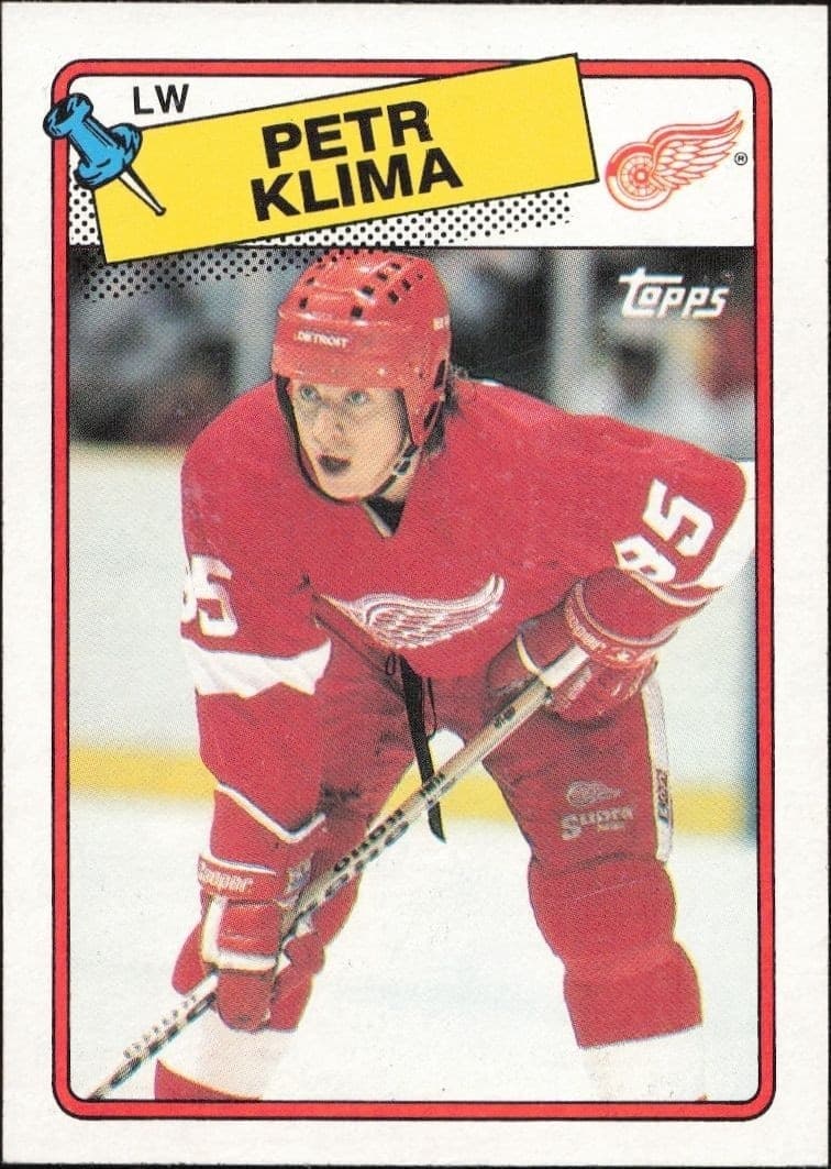 1988-89 Topps Petr Klima #28 trading card
