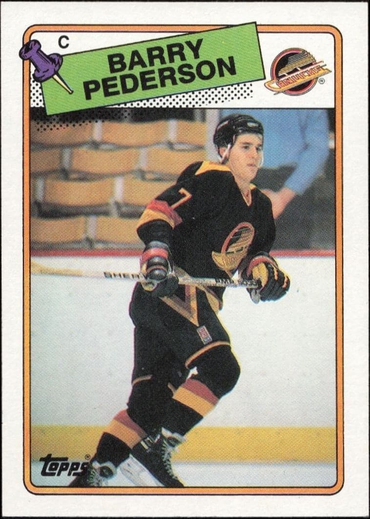 1988-89 Topps Barry Pederson #32 trading card