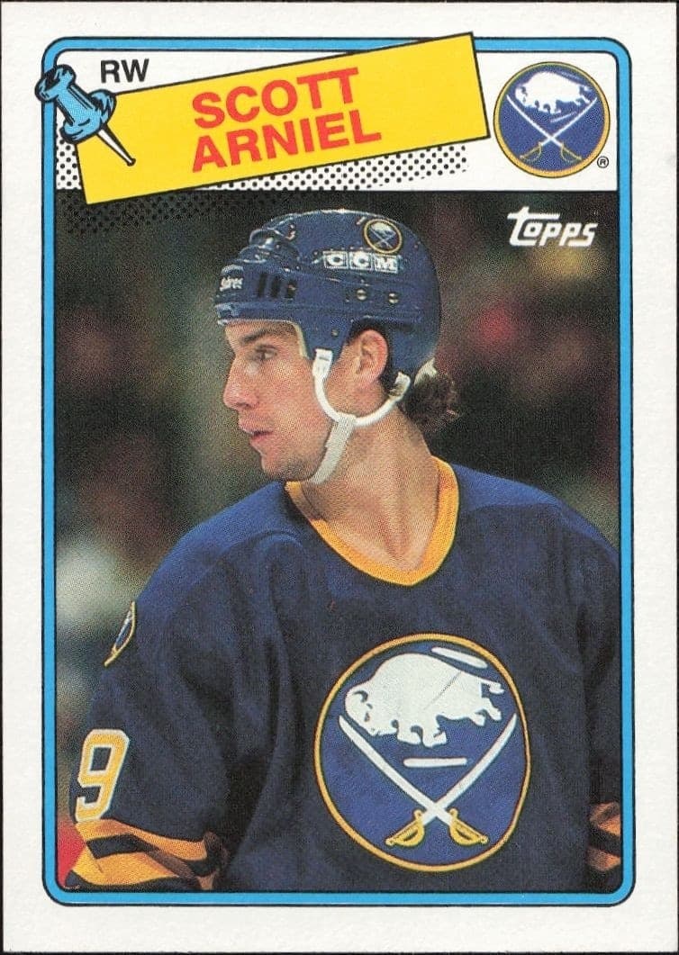 1988-89 Topps Scott Arniel #90 trading card