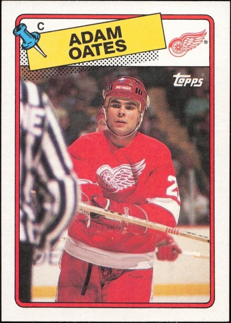 1988-89 Topps Adam Oates #161 trading card