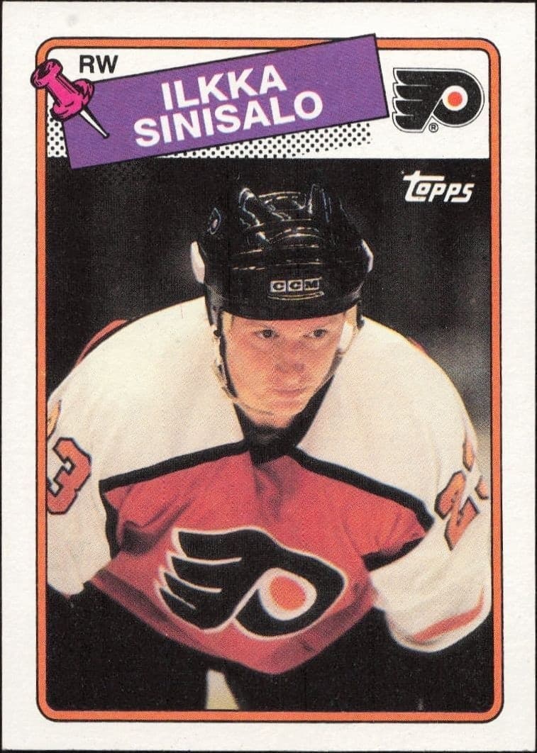 1988-89 Topps Ilkka Sinisalo #111 trading card