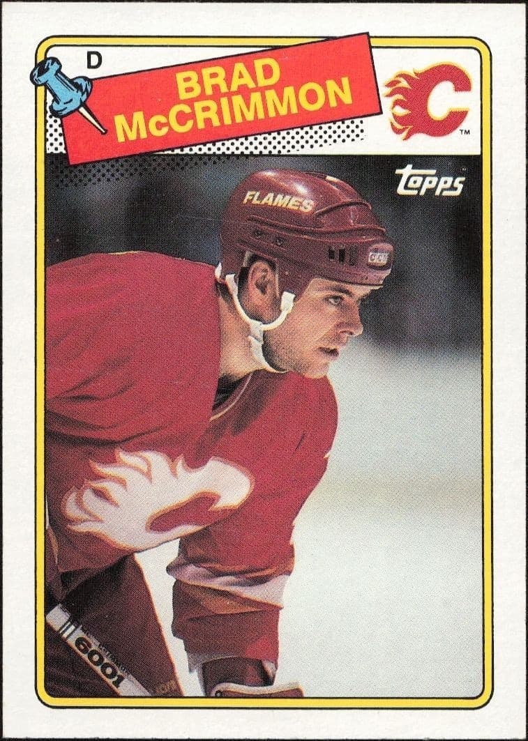 1988-89 Topps Brad McCrimmon #178 trading card