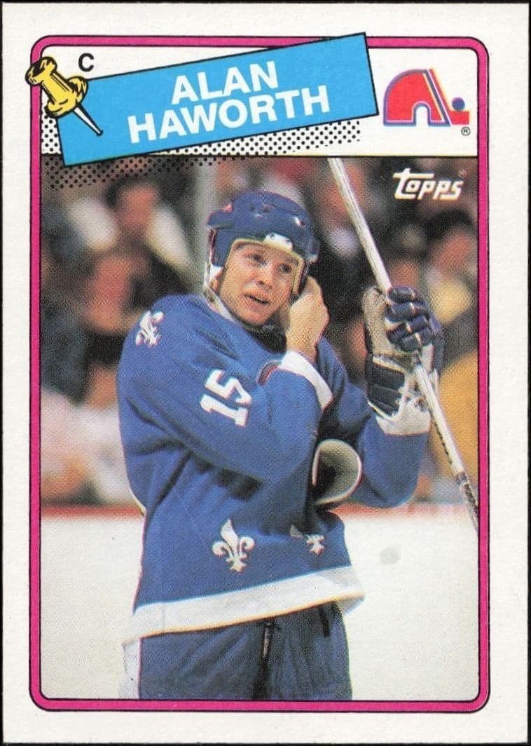 1988-89 Topps Alan Haworth #131 trading card
