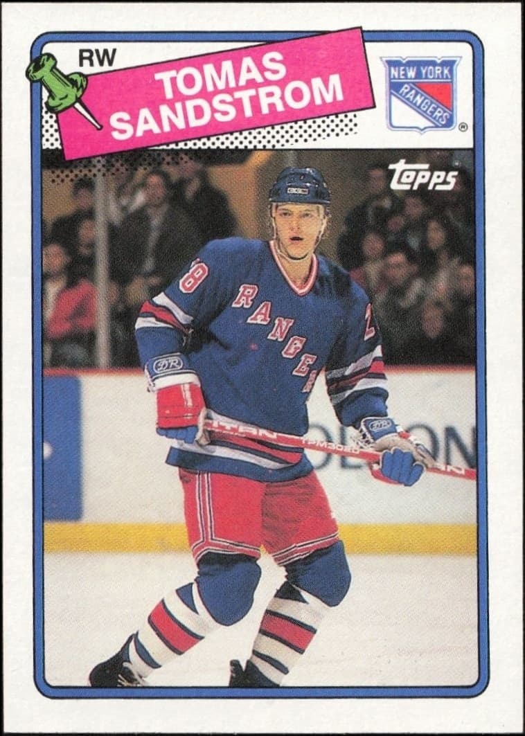 1988-89 Topps Tomas Sandstrom #121 trading card
