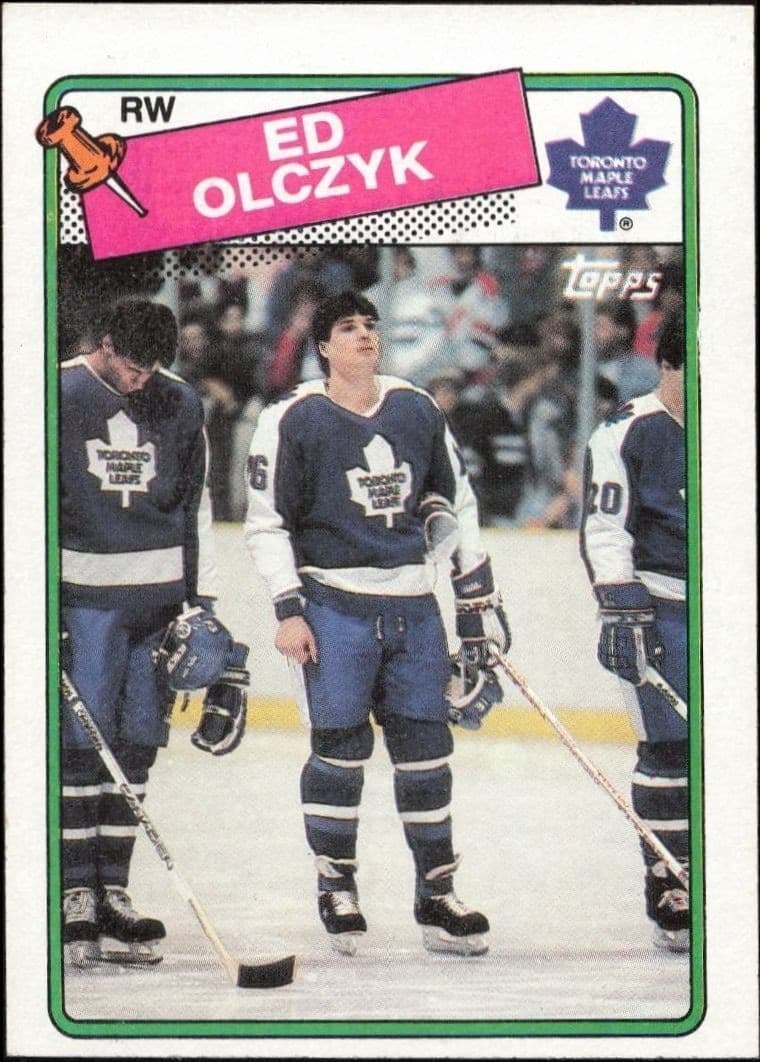 1988-89 Topps Ed Olczyk #125 trading card