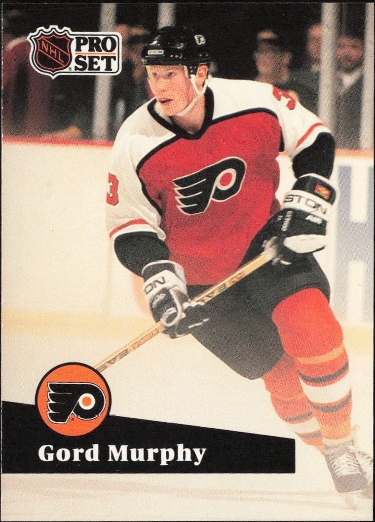 Gord Murphy 1991-92 Pro Set #171 Hockey Trading Card - Front 1991-92 Pro Set Gord Murphy #171 hockey trading card front