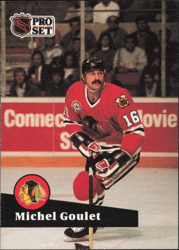 1991-92 Pro-Set Series 1 Michel Goulet #50 trading card