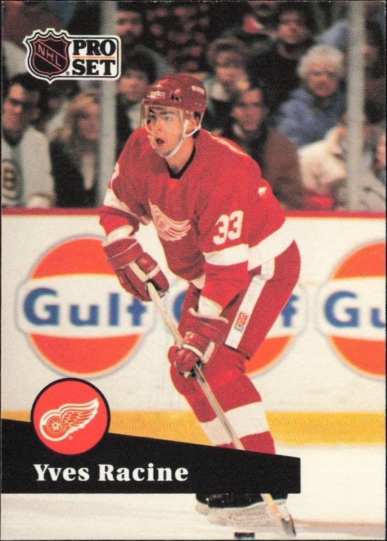 1991-92 Pro-Set Series 1 Yves Racine #54 trading card