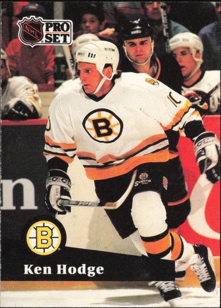 1991-92 Pro-Set Series 1 Ken Hodge #3 trading card